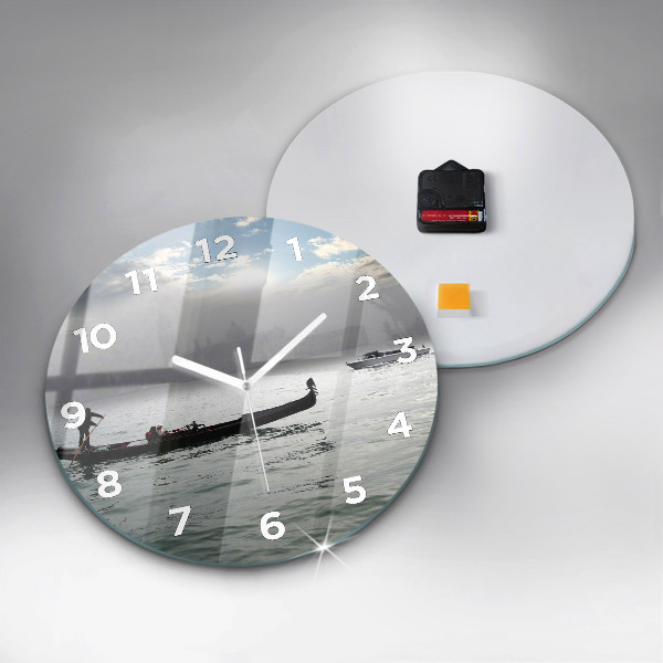 Okrúhle hodiny Gondola v Benátkach