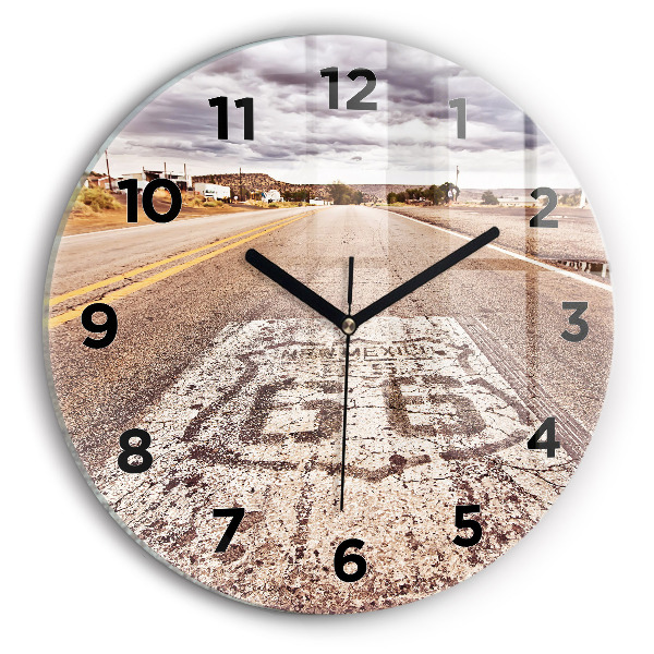 Okrúhle hodiny Route 66 USA