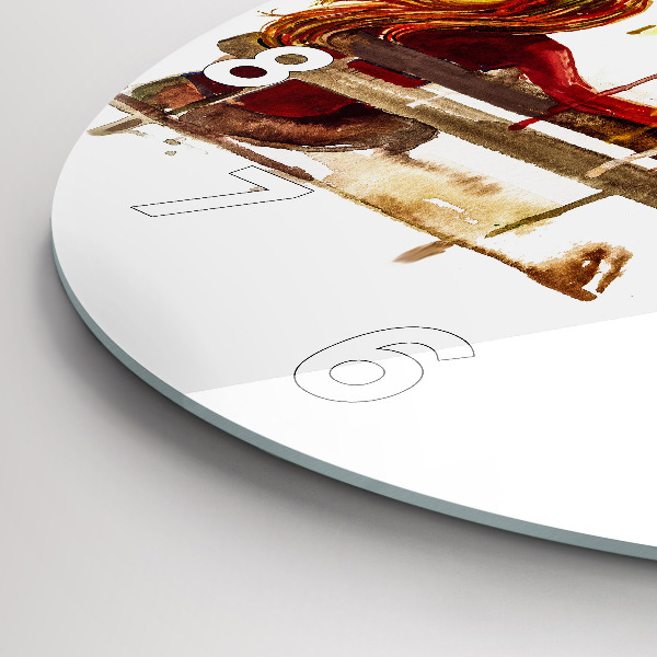 Okrúhle hodiny Jesenná Krajina