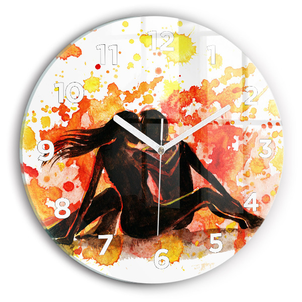 Okrúhle hodiny Láska a zamilovaný pár