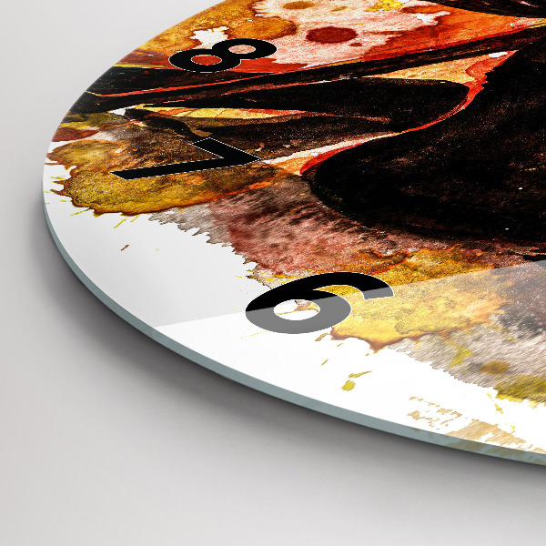 Okrúhle hodiny Láska a zamilovaný pár