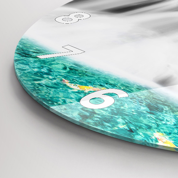 Okrúhle hodiny Vodopád v Thajsku