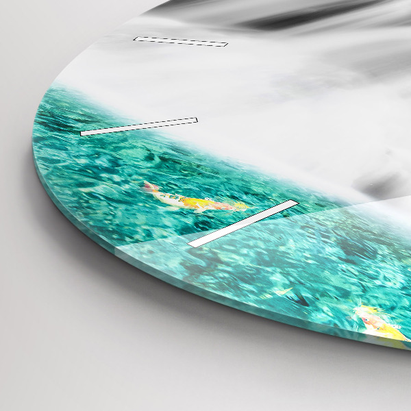 Okrúhle hodiny Vodopád v Thajsku