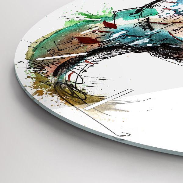 Okrúhle hodiny Švajčiarske hodinky