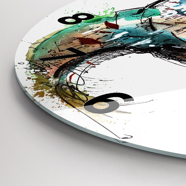 Okrúhle hodiny Švajčiarske hodinky