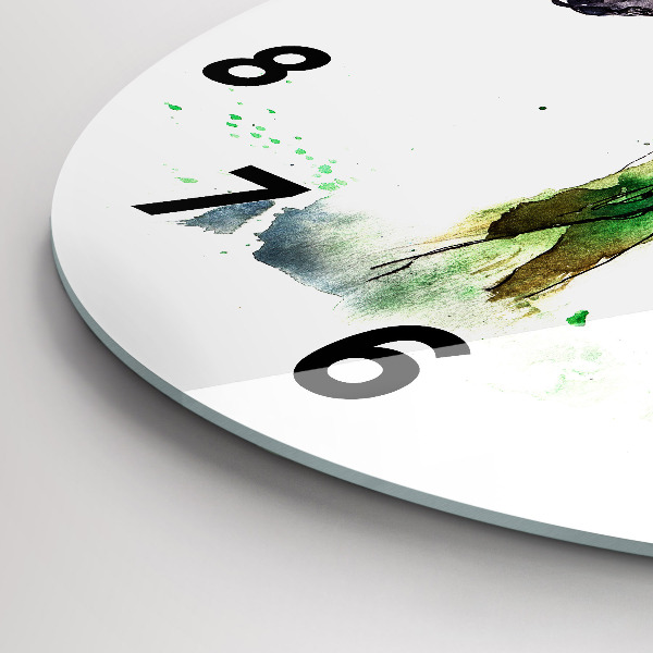 Okrúhle hodiny Los a horská krajina