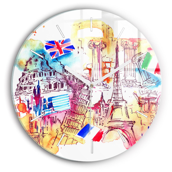 Okrúhle hodiny Atraktívne krajiny sveta