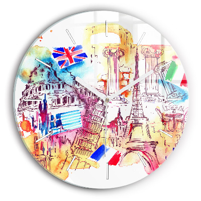 Okrúhle hodiny Atraktívne krajiny sveta