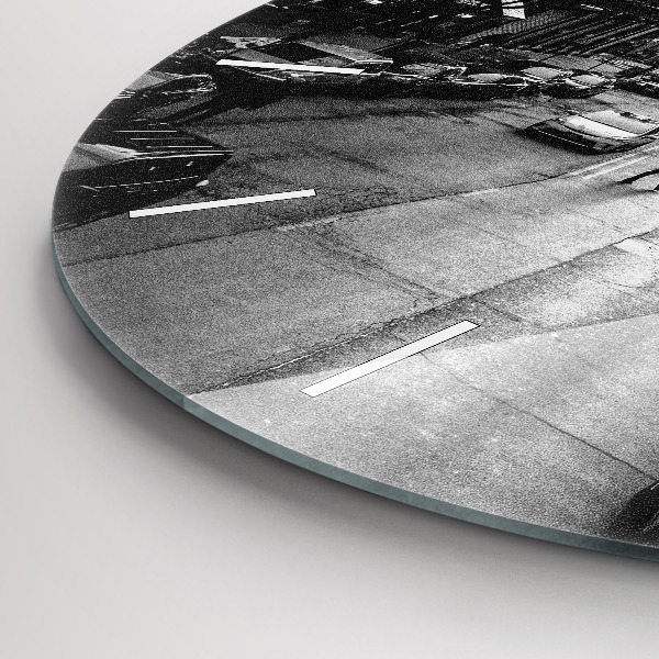 Okrúhle hodiny Ulice mesta Chicago