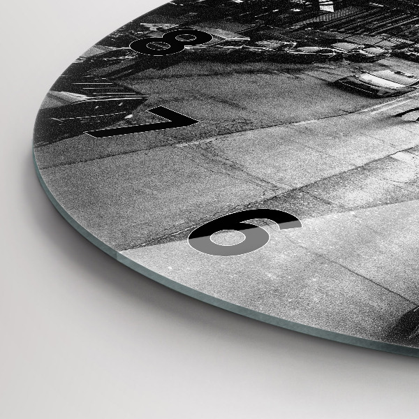 Okrúhle hodiny Ulice mesta Chicago