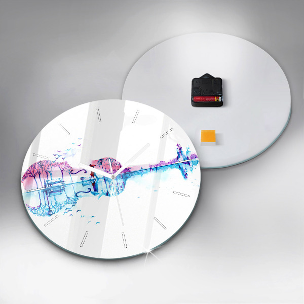Okrúhle hodiny Jazero Cello Park