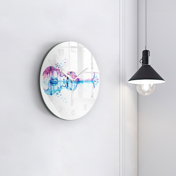 Okrúhle hodiny Jazero Cello Park