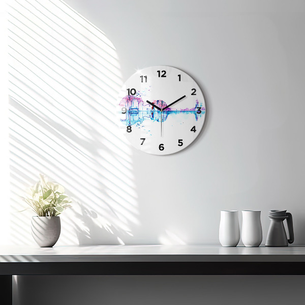 Okrúhle hodiny Jazero Cello Park