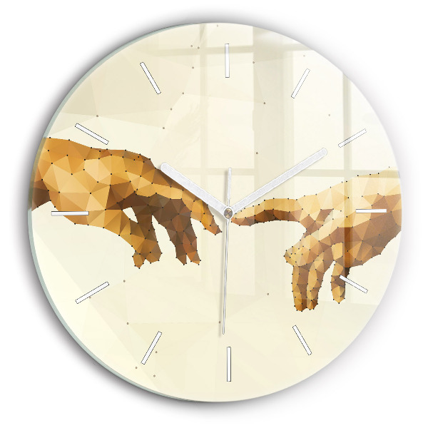 Okrúhle hodiny Stvorenie Adama