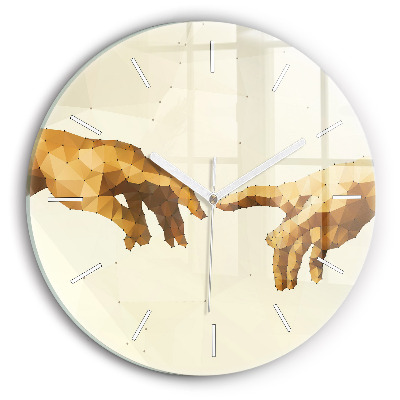 Okrúhle hodiny Stvorenie Adama