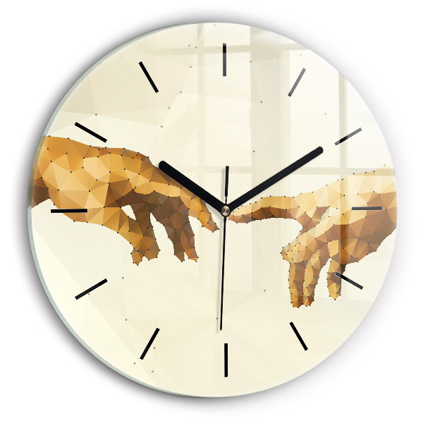 Okrúhle hodiny Stvorenie Adama