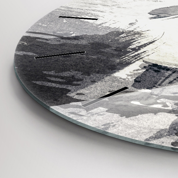 Okrúhle hodiny Žena – akvarely