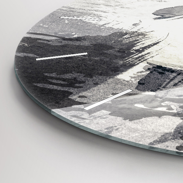 Okrúhle hodiny Žena – akvarely