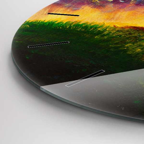 Okrúhle hodiny Abstrakt Malý princ