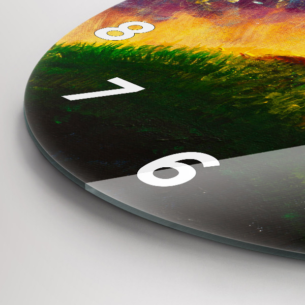 Okrúhle hodiny Abstrakt Malý princ