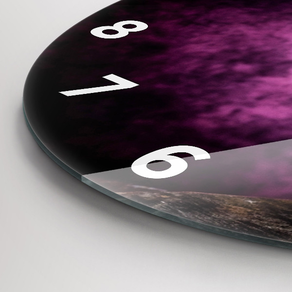 Okrúhle hodiny Pohár na víno