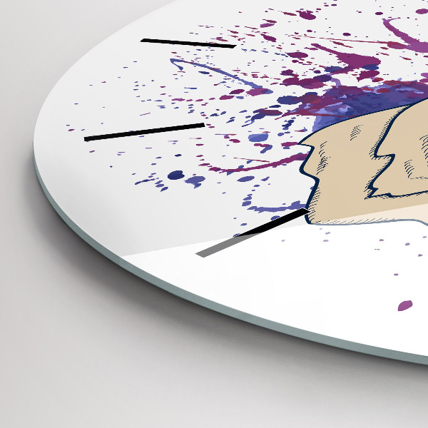 Okrúhle hodiny Jeleň vektorové ilustrácie