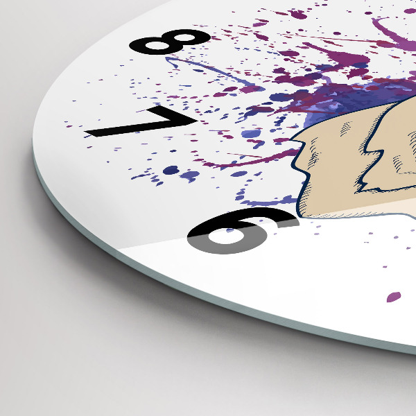 Okrúhle hodiny Jeleň vektorové ilustrácie