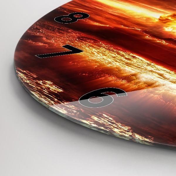 Okrúhle hodiny Výbuch atómovej bomby