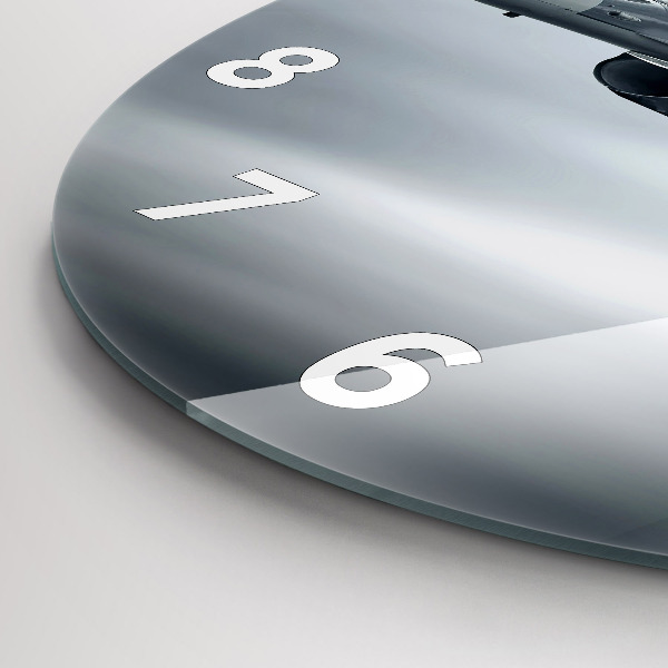 Okrúhle hodiny Vojenské lietadlo