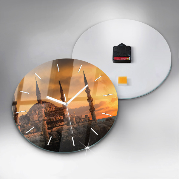 Okrúhle hodiny Mešita v Istanbule