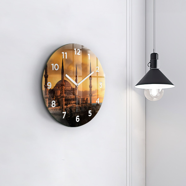 Okrúhle hodiny Mešita v Istanbule