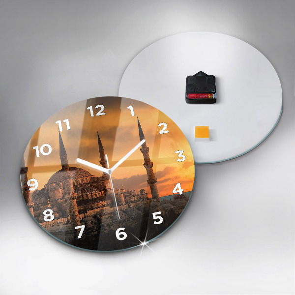 Okrúhle hodiny Mešita v Istanbule