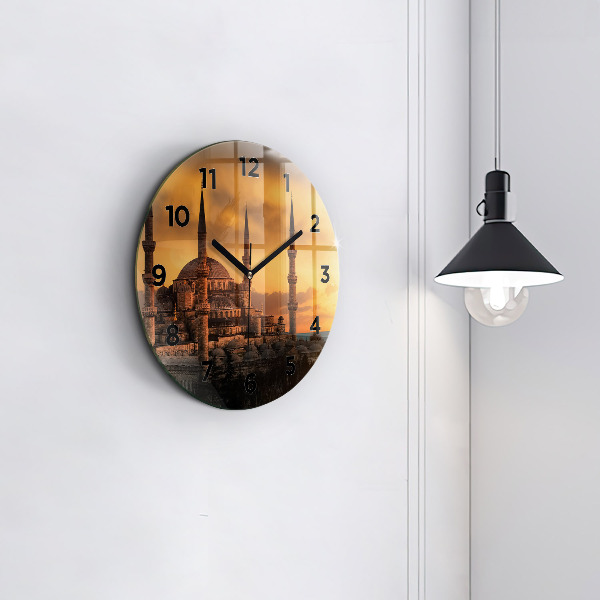 Okrúhle hodiny Mešita v Istanbule