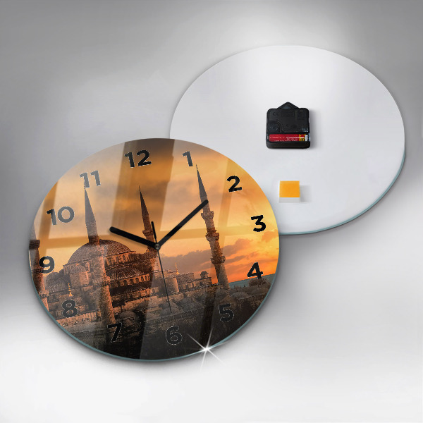 Okrúhle hodiny Mešita v Istanbule