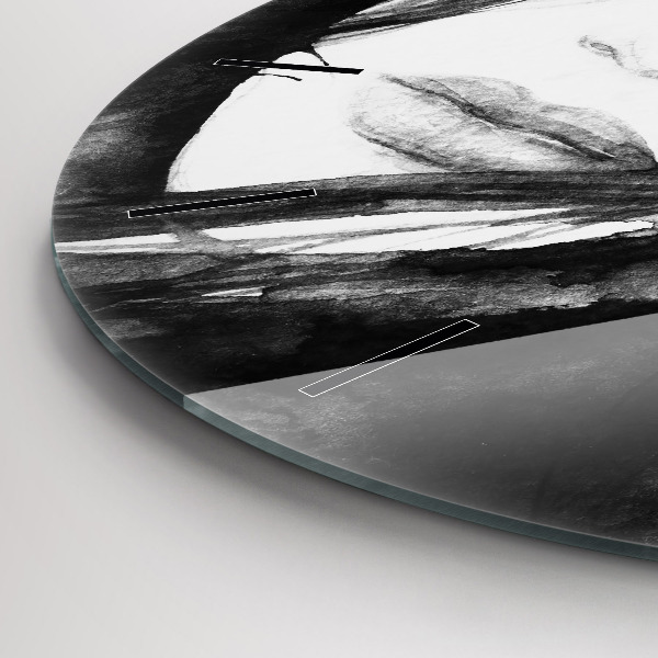 Okrúhle hodiny Portrét ženy