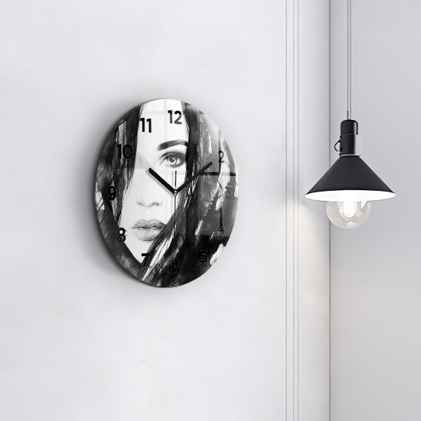 Okrúhle hodiny Portrét ženy