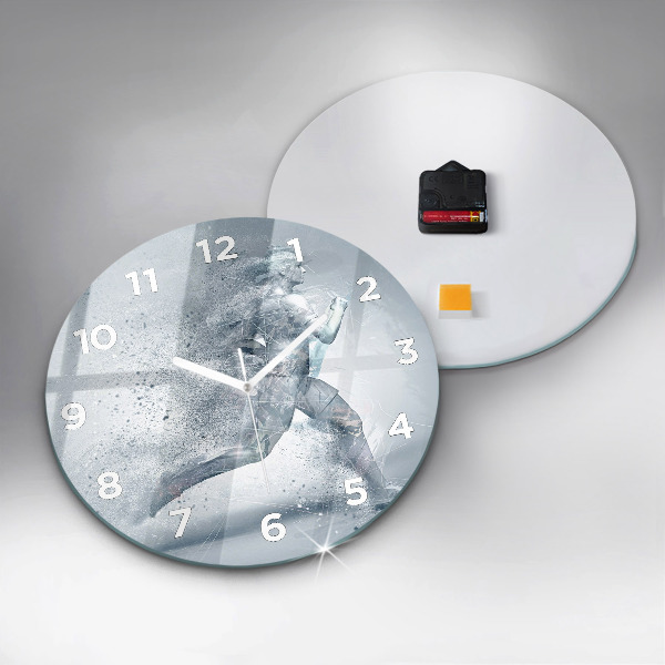 Okrúhle hodiny Bežiaci muž