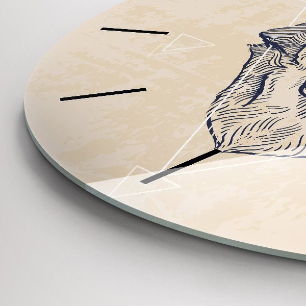 Okrúhle hodiny Vlčia hlava