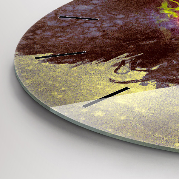 Okrúhle hodiny Žena v lese