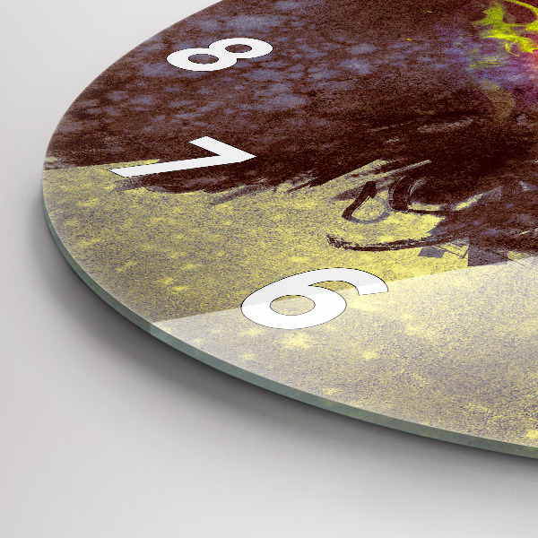 Okrúhle hodiny Žena v lese