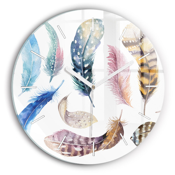 Okrúhle hodiny Retro umelecké ilustrácie