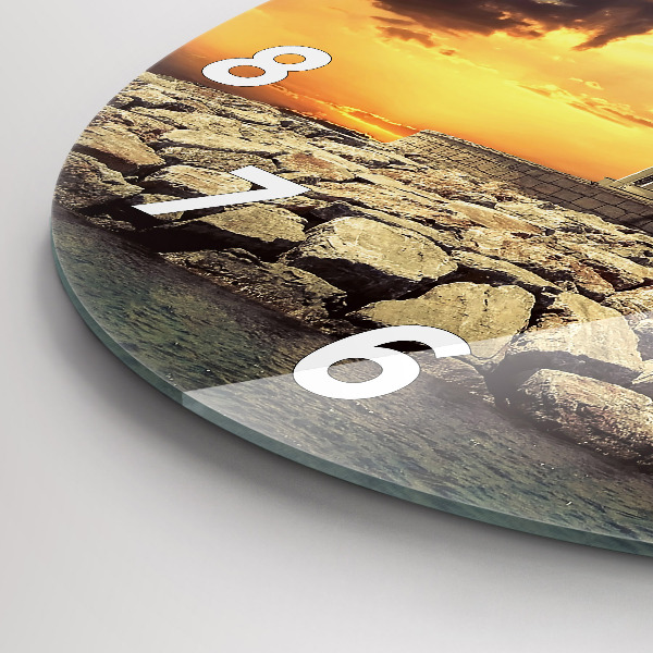 Okrúhle hodiny Maják na vode