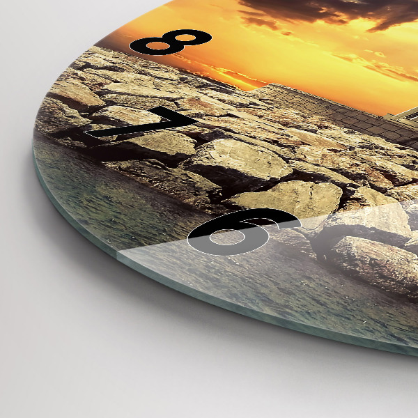 Okrúhle hodiny Maják na vode