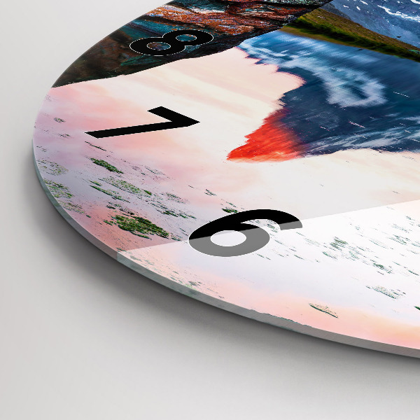 Okrúhle hodiny Jazero Stellisee Matterhorn