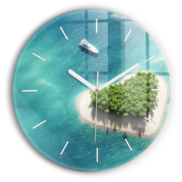 Okrúhle hodiny Ostrov srdca