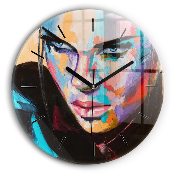 Okrúhle hodiny Portrét ženy