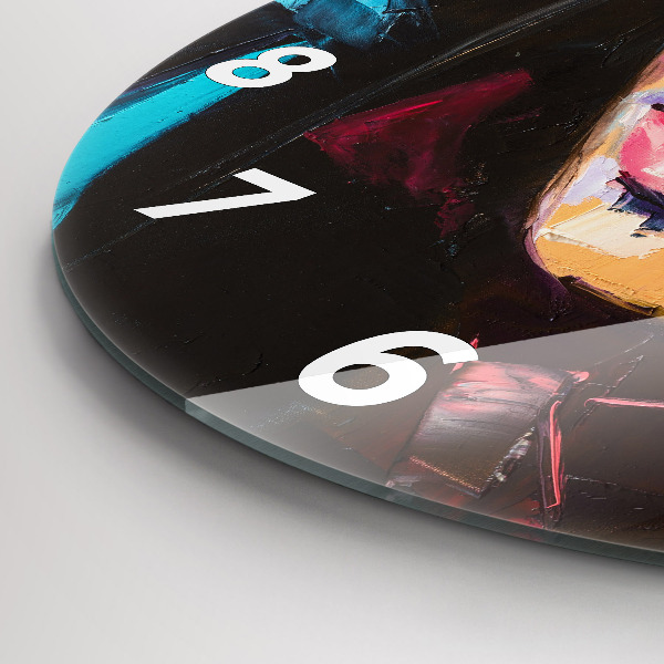 Okrúhle hodiny Portrét ženy