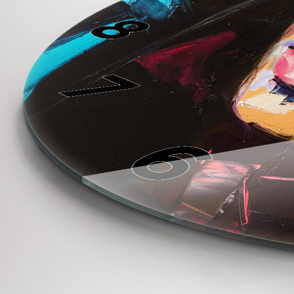 Okrúhle hodiny Portrét ženy