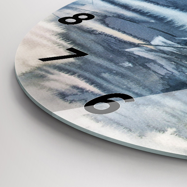 Okrúhle hodiny Rybár na jazere