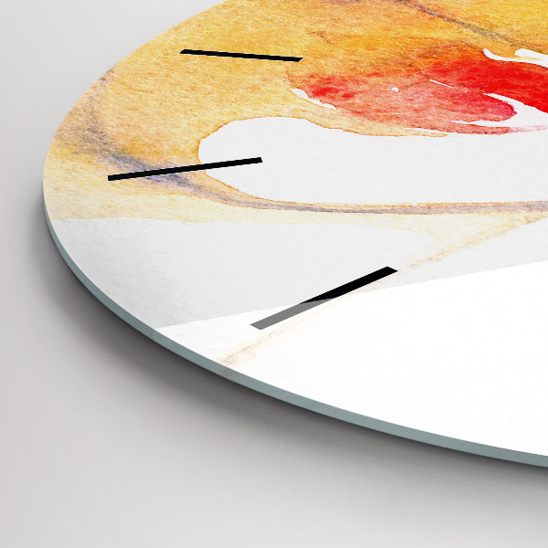 Okrúhle hodiny Žena v klobúku